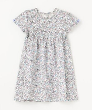 ANY KIDS カットソー  サマー ワンピース サックスブルー系小花柄