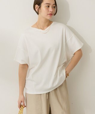 AMERICAN HOLIC 【接触冷感】フレンチスリーブコクーンプルオーバー Off White