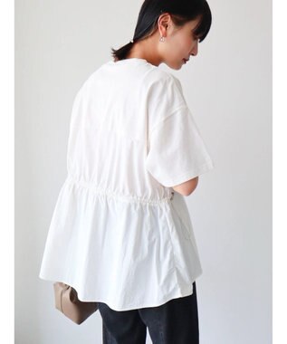 Green Parks 脇ドロストドッキングプルオーバー White