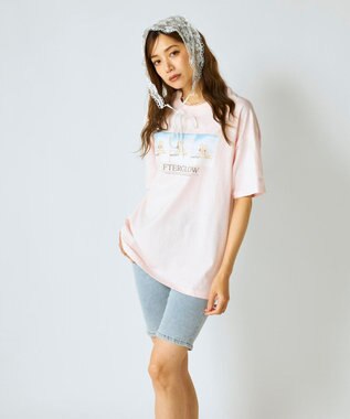 OP／FILA 【Ocean Pacific】フォトプリントTシャツ