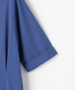 ANY SIS ジョーゼットジャージー ワンピース ブルー