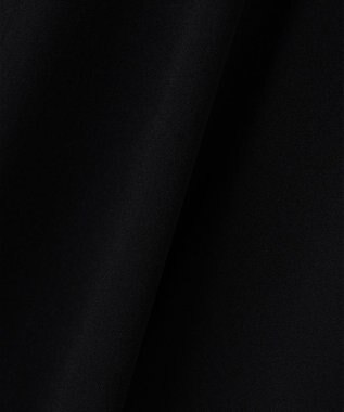 23区 【洗える】レーヨンポリエステルストレッチ フレア ワンピース ブラック系