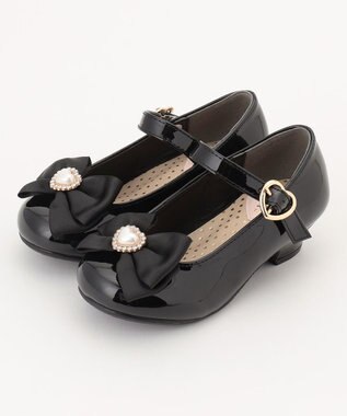 ANY KIDS エナメルヒールパンプス