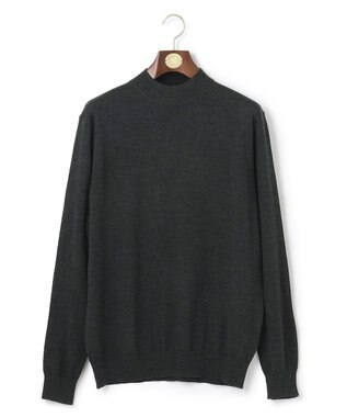 J.PRESS MEN モックネック ニット グレー系