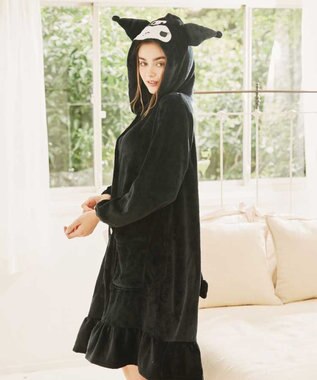 San-ai Resort（三愛水着楽園） 【SALE】温活にもぴったり！クロミ着ぐるみワンピース 【northerly】【サンリオキャラクターズ×San-ai Resortコラボ】 ブラック