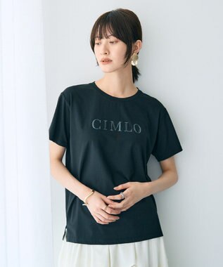 YECCA VECCA スパンコールロゴTee Black