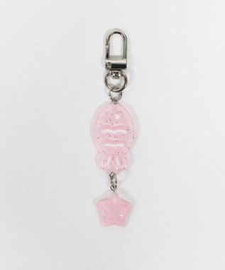WEGO キラキラおさかなキーホルダー ライトピンク