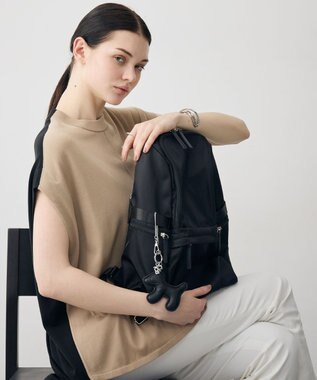 ICB 【4/3-4/19期間限定・受注生産】選べるチャーム 8ポケットナイロンリュック カスタマイズ イヌ