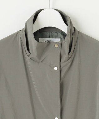 J.PRESS LADIES L 【洗える・撥水】Artirosa フーデッド コート モカグレー系