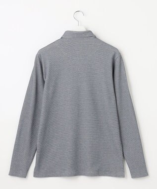 23区GOLF 定番人気【MEN/キングサイズ】ハニカムカノコ 長袖ポロシャツ グレー系