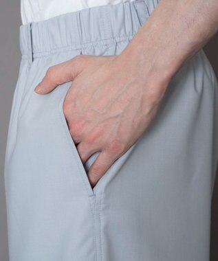 WEGO 【セットアップ対応】TRイージーストレートスラックス ライトグレー