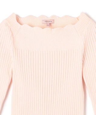 TOCCA 【洗える】ZIGZAG KNIT プルオーバー ピンク系