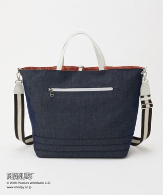 russet 《PEANUTS×russet》リバーシブルビッグトートバッグ(CE-1756) Indigo