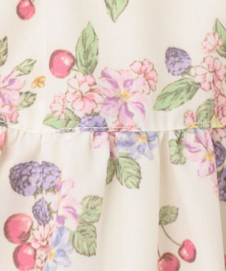 ANY KIDS 総柄スカパン ホワイト系×フルーツ