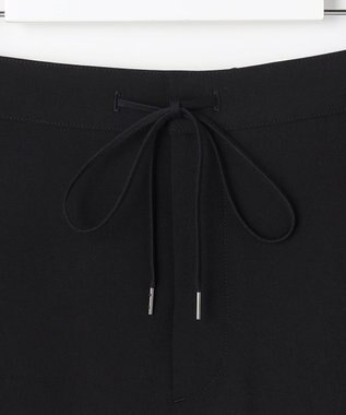 J.PRESS LADIES L 【セットアップ対応】Light ジョーゼット ワイド イージーパンツ ブラック系