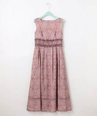 TOCCA 【消臭＆洗える！】PINK JAIPUR ロングドレス ピンク系5