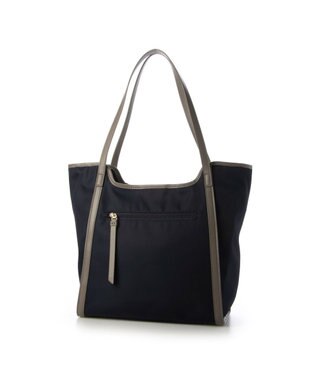 LA BAGAGERIE リサイクルレザー　フラップA4トート ネイビー