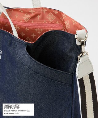 russet 《PEANUTS×russet》リバーシブルビッグトートバッグ(CE-1756) Indigo