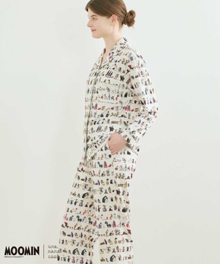 une nana cool 【ムーミン】【綿100%】 MOOMIN * une nana cool  開襟パジャマ CR