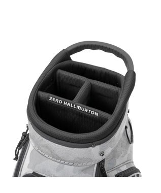 ZERO HALLIBURTON ジャガードカモ柄キャディバッグ JC Series ZHG-CB26 85231 グレーカモ