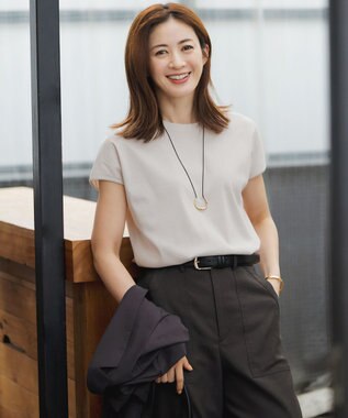 【汗じみ防止/速乾性】フレンチスリーブ  IT Tシャツ