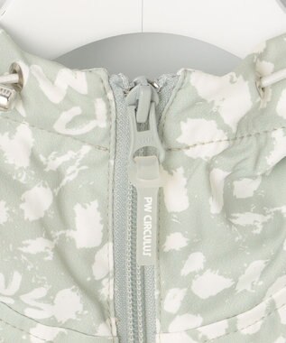 PW CIRCULUS 今が旬！【WOMEN】【洗える/ストレッチ】アニマルプリント ジップアップ フーデッド ブルゾン ゴルフウェア レディース ホワイト系5