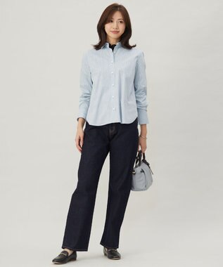 J.PRESS LADIES S 【WEB限定】シアーメローネックインナー カットソー ブラック系
