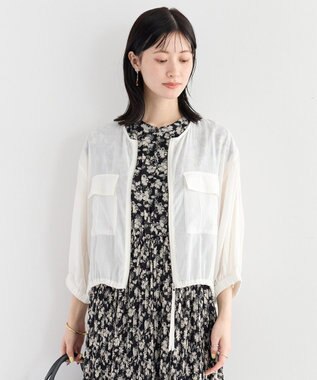 YECCA VECCA ドライタッチシアーブルゾン White