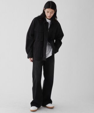 WEGO 【ユニセックス着用ITEM】ファティーグジャケット ブラック