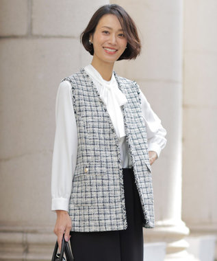 J.PRESS LADIES ファニーツイード ジレ