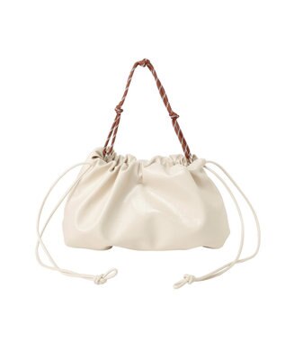 earth music&ecology マルチWAY巾着バッグ Ivory