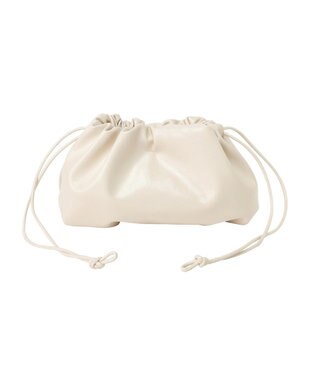 earth music&ecology マルチWAY巾着バッグ Ivory