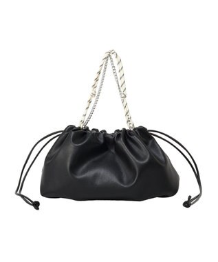 earth music&ecology マルチWAY巾着バッグ Black