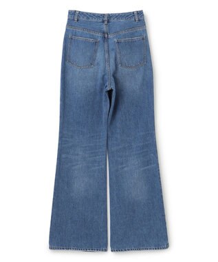 BEIGE， 【洗える・Oggi 11月号掲載】NAVIGLIO / フレアシルエットデニムパンツ L.Indigo