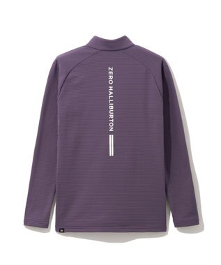 ZERO HALLIBURTON ハージップ防寒ロングシャツ 82746 長袖 保温 UV 防寒 インナー ゴルフ ZHG-W9b グレープジャム