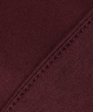 自由区 ナノシアースムース 袖デザイン カットソー ワイン系