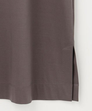 J.PRESS LADIES S 【WEB限定】コットンスムース ポロワンピース モカ系
