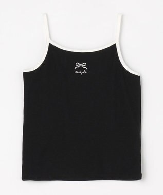 ANY KIDS テレコ キャミソール ブラック