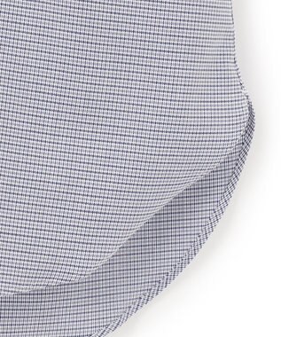 J.PRESS MEN 【EXTRA COMFORT / 形態安定・ストレッチ・抗菌防臭・速乾】パナマミニチェック 半袖シャツ/B.D. ライトグレー系3