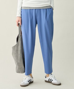 ANY L イージーケアライトストレッチテーパードパンツ