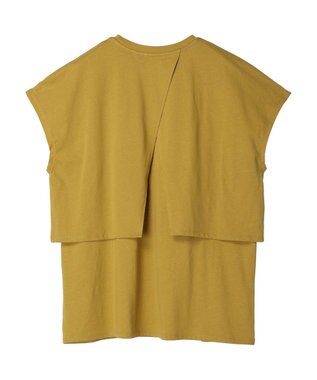 AMERICAN HOLIC レイヤードフレンチスリーブカットチュニック Mustard