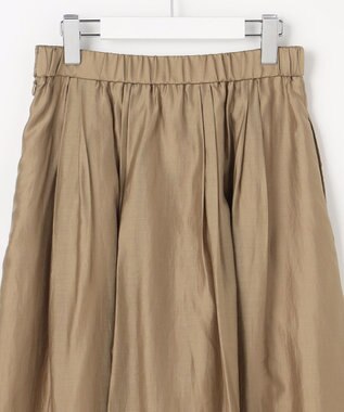 自由区 【カタログ掲載・セットアップ対応】エアリーローンプレーン スカート ベージュ