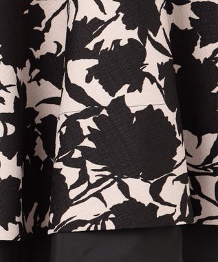 自由区 【Premium Collection】シャドウフラワープリント スカート ブラック系5