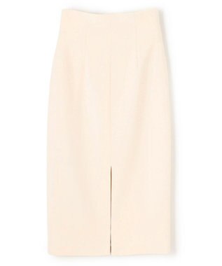 BEIGE， 【Precious 2月号掲載】LAC / 2WAYストレッチIラインスカート Ecru