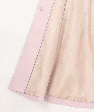 TOCCA MUSE ショールカラーコート ピンク系