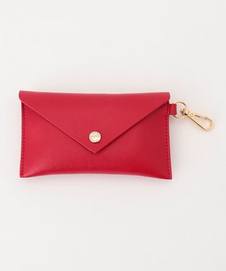 J.PRESS LADIES 【セットアイテム】 エコバッグ付き スマホ ポシェット レッド系