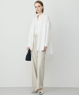 ICB 【3/6-3/22期間限定・受注生産】クリーンブロード シャツカスタマイズ 白シャツ×ポケットモノグラム柄×刺繍あり