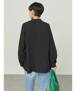 AMERICAN HOLIC サラックールタック使いブラウス Black