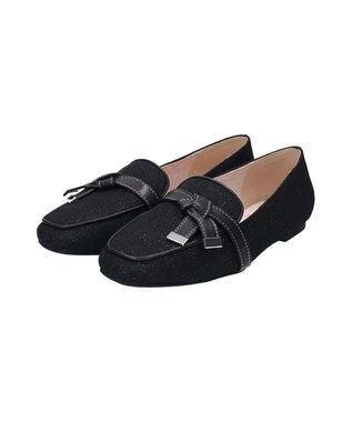 Bridget Birkin 【Bridget Birkin】リボンベルトローファー ブラックコンビ