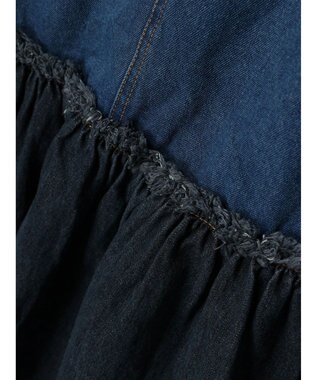 Green Parks ・Ｄｏｕｂｌｅ　Ｆｌａｇｓ　キリカエデニムスカート Dark Indigo